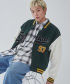 【ウィゴー/WEGO】の【ユニセックス着用ITEM/MLサイズ展開】サガラワッペンスウェットスタジャン 人気、トレンドファッション・服の通販 founy(ファニー) ファッション Fashion レディースファッション WOMEN アウター Coat Outerwear ジャケット Jackets 春 Spring 秋 Autumn/Fall ジャケット Jacket スウェット Sweat スマホ Smartphone デニム Denim トレンド Trend フレア Flare フロント Front 冬 Winter S/S・春夏 Ss・Spring/Summer NEW・新作・新着・新入荷 New Arrivals おすすめ Recommend 夏 Summer thumbnail ダークグリーン|ID: prp329100004323839 ipo3291000000030001327