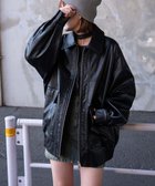 【ウィゴー/WEGO】のヴィンテージライクPUフライトジャケット 人気、トレンドファッション・服の通販 founy(ファニー) ファッション Fashion レディースファッション WOMEN アウター Coat Outerwear ジャケット Jackets ブルゾン Blouson/Jackets インナー Inner 春 Spring ジップ Zip ジャケット Jacket スマホ Smartphone トレンド Trend ビッグ Big フラップ Flap ブルゾン Blouson ボトム Bottom ポケット Pocket ルーズ Loose ロング Long A/W・秋冬 Aw・Autumn/Winter・Fw・Fall-Winter S/S・春夏 Ss・Spring/Summer NEW・新作・新着・新入荷 New Arrivals 夏 Summer thumbnail ブラック|ID: prp329100004323849 ipo3291000000030001368