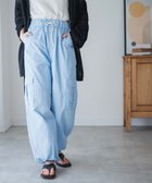 【ウィゴー/WEGO】の【ウエストゴム】ナイロンイージーワイドカーゴパンツ 人気、トレンドファッション・服の通販 founy(ファニー) ファッション Fashion レディースファッション WOMEN パンツ Pants 春 Spring 秋 Autumn/Fall カーゴパンツ Cargo Pants スニーカー Sneakers スポーツ Sports スマホ Smartphone ドローコード Draw Cord ハイライズ High Rise ポケット Pocket 再入荷 Restock/Back In Stock/Re Arrival S/S・春夏 Ss・Spring/Summer プチプライス・低価格 Affordable おすすめ Recommend 夏 Summer thumbnail サックス|ID: prp329100004326361 ipo3291000000030022807