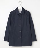 【ジェイ プレス/J.PRESS】の【WEB限定カラーあり】80/2 テトロンコットンツイル ショート ステンカラー コート ネイビー系|ID:prp329100004327308