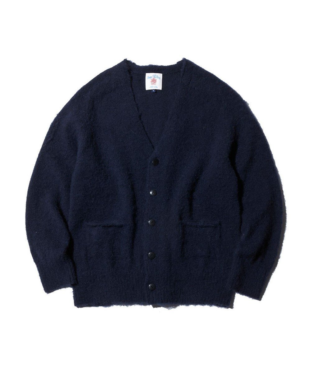 【ジェイ プレス/J.PRESS / MEN】の【J.PRESS ORIGINALS】BRITISH WOOL SHAGGYDOG CARDIGAN / JAPAN MADE インテリア・キッズ・メンズ・レディースファッション・服の通販 founy(ファニー) 　ファッション　Fashion　レディースファッション　WOMEN　トップス・カットソー　Tops/Tshirt　カーディガン　Cardigans　NEW・新作・新着・新入荷　New Arrivals　A/W・秋冬　Aw・Autumn/Winter・Fw・Fall-Winter　カーディガン　Cardigan　フィット　Fit　ネイビー系|ID: prp329100004328340 ipo3291000000030042363