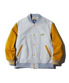 【ジェイ プレス/J.PRESS / MEN】の【J.PRESS ORIGINALS】GRAFFITI VARSITY MELTON JACKET / JAPAN MADE ライトグレー系|ID: prp329100004328345 ipo3291000000030042376