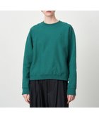 【エイトン/ATON】のNATURAL DYED URAKE オーバーサイズスウェットシャツ - UNISEX DARK GREEN|ID: prp329100004328374 ipo3291000000030042479