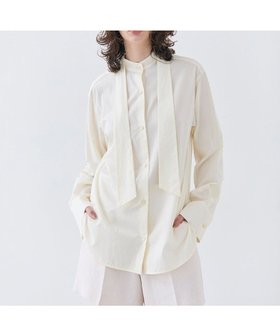 【ベイジ,/BEIGE,】の【洗える】CLOVER / コットンバックボウタイブラウス 人気、トレンドファッション・服の通販 founy(ファニー) ファッション Fashion レディースファッション WOMEN トップス・カットソー Tops/Tshirt シャツ/ブラウス Shirts/Blouses 洗える Washable カーディガン Cardigan シルク Silk シンプル Simple センター Center デニム Denim A/W・秋冬 Aw・Autumn/Winter・Fw・Fall-Winter S/S・春夏 Ss・Spring/Summer NEW・新作・新着・新入荷 New Arrivals 夏 Summer |ID:prp329100004330813