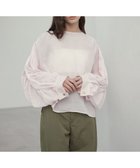 【ベイジ,/BEIGE,】の【洗える】PAULINE / タックギャザーリネンボリュームブラウス Light Pink|ID:prp329100004330814