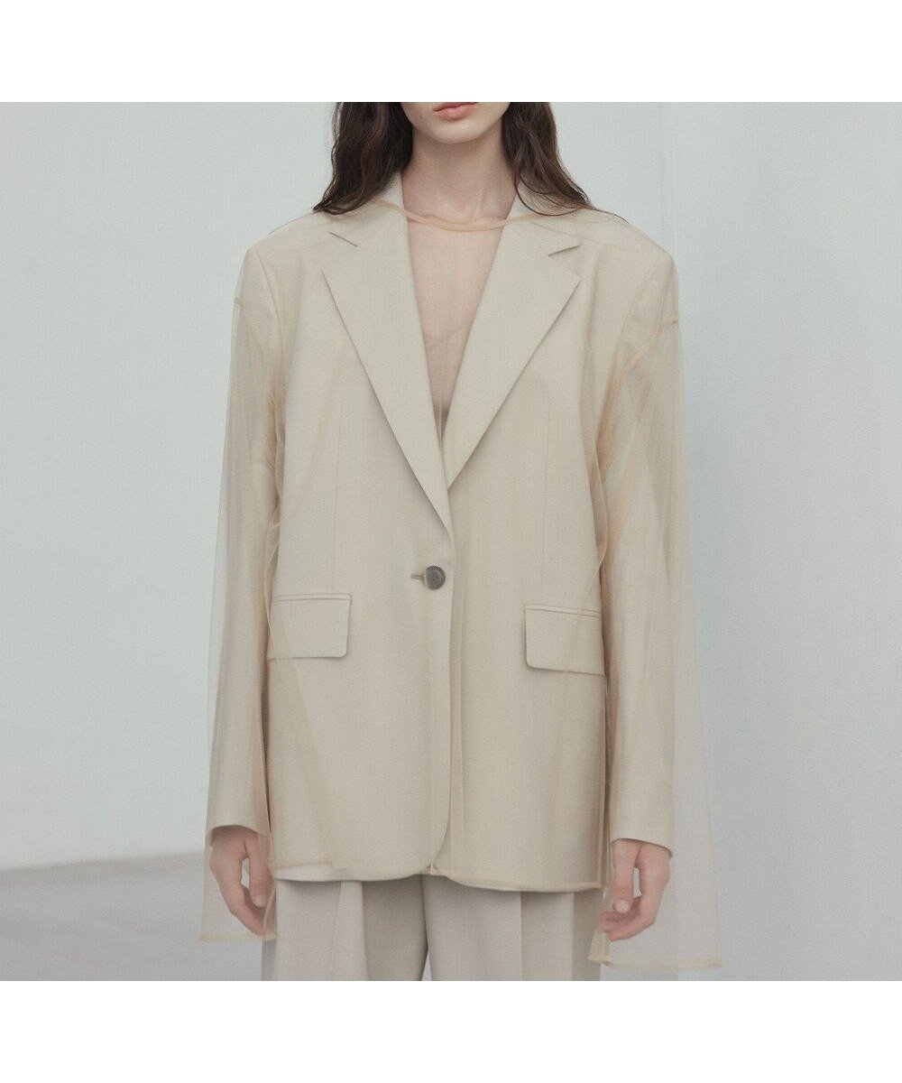 【ベイジ,/BEIGE,】の【洗える】SILENE / オーバーサイズシアーブラウス 人気、トレンドファッション・服の通販 founy(ファニー) 　ファッション　Fashion　レディースファッション　WOMEN　トップス・カットソー　Tops/Tshirt　シャツ/ブラウス　Shirts/Blouses　NEW・新作・新着・新入荷　New Arrivals　S/S・春夏　Ss・Spring/Summer　カットソー　Cut And Sew　キャミソール　Camisole　ジャケット　Jacket　チュール　Tulle　トレンド　Trend　ロング　Long　エレガント 上品　Elegant　夏　Summer　春　Spring　洗える　Washable　 other-1|ID: prp329100004330816 ipo3291000000030065188