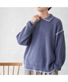 【ウィゴー/WEGO】のハンドステッチポロプルオーバー 人気、トレンドファッション・服の通販 founy(ファニー) ファッション Fashion レディースファッション WOMEN トップス・カットソー Tops/Tshirt ニット Knit Tops プルオーバー Pullover 春 Spring 今季 This Season シンプル Simple スマホ Smartphone スラックス Slacks セーター Sweater デニム Denim ビッグ Big 羽織 Haori ワイド Wide 冬 Winter 再入荷 Restock/Back In Stock/Re Arrival S/S・春夏 Ss・Spring/Summer プチプライス・低価格 Affordable おすすめ Recommend 夏 Summer thumbnail ブルー|ID: prp329100004330824 ipo3291000000030065342