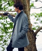 【ジョセフ アブード/JOSEPH ABBOUD / MEN】の【ソフト/軽量/JAPANファブリック】 アンゴラウールビーバー ステンカラー コート サックスブルー系|ID: prp329100004330828 ipo3291000000030065357