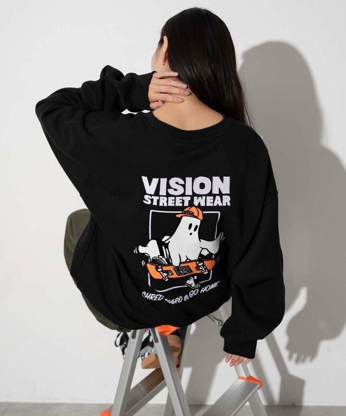 【ウィゴー/WEGO】の【ユニセックス着用ITEM】VISIONゴーストスケータープルオーバー インテリア・キッズ・メンズ・レディースファッション・服の通販 founy(ファニー) https://founy.com/ ファッション Fashion レディースファッション WOMEN トップス・カットソー Tops/Tshirt パーカ Sweats プルオーバー Pullover スウェット Sweat 秋 Autumn/Fall カーゴパンツ Cargo Pants グラフィック Graphic シンプル Simple スウェット Sweat スポーツ Sports スマホ Smartphone トレンド Trend プリント Print ベーシック Basic 別注 Special Order リラックス Relax ワンポイント One Point 冬 Winter A/W・秋冬 Aw・Autumn/Winter・Fw・Fall-Winter NEW・新作・新着・新入荷 New Arrivals おすすめ Recommend |ID: prp329100004331743 ipo3291000000030075827