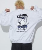 【ウィゴー/WEGO】の【ユニセックス着用ITEM】VISIONゴーストスケータープルオーバー アッシュグレー|ID: prp329100004331743 ipo3291000000030075829