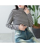 【ウィゴー/WEGO】のマルチボーダーロンT ブラック|ID: prp329100004331752 ipo3291000000030075877