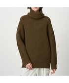 【エイトン/ATON】のYAK WOOL オーバーサイズタートルネックセーター KHAKI|ID: prp329100004331754 ipo3291000000030075914