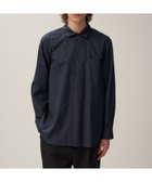 【エイトン/ATON】のSUVIN BROAD スタンダードシャツ - UNISEX NAVY|ID: prp329100004332433 ipo3291000000030084948