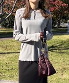 【グリーンパークス/Green Parks】のシアーベロアプルオーバー 人気、トレンドファッション・服の通販 founy(ファニー) ファッション Fashion レディースファッション WOMEN トップス・カットソー Tops/Tshirt シャツ/ブラウス Shirts/Blouses ロング / Tシャツ T-Shirts プルオーバー Pullover カットソー Cut and Sewn ベロア Velour NEW・新作・新着・新入荷 New Arrivals S/S・春夏 Ss・Spring/Summer おすすめ Recommend インナー Inner カットソー Cut And Sew シンプル Simple スリット Slit ポケット Pocket ラウンド Round 夏 Summer 春 Spring thumbnail Gray|ID: prp329100004334048 ipo3291000000030105067