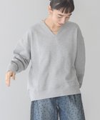 【アメリカンホリック/AMERICAN HOLIC】のVネックスウェット Light Gray Mixture|ID:prp329100004334113