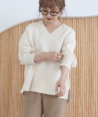 【アメリカンホリック/AMERICAN HOLIC】のVネックニットプルオーバー Ivory|ID: prp329100004334114 ipo3291000000031891807
