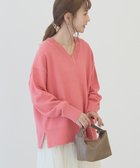 【アメリカンホリック/AMERICAN HOLIC】のVネックニットプルオーバー Pink|ID: prp329100004334114 ipo3291000000031891809