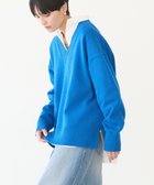 【アメリカンホリック/AMERICAN HOLIC】のVネックニットプルオーバー Blue|ID: prp329100004334114 ipo3291000000031891816