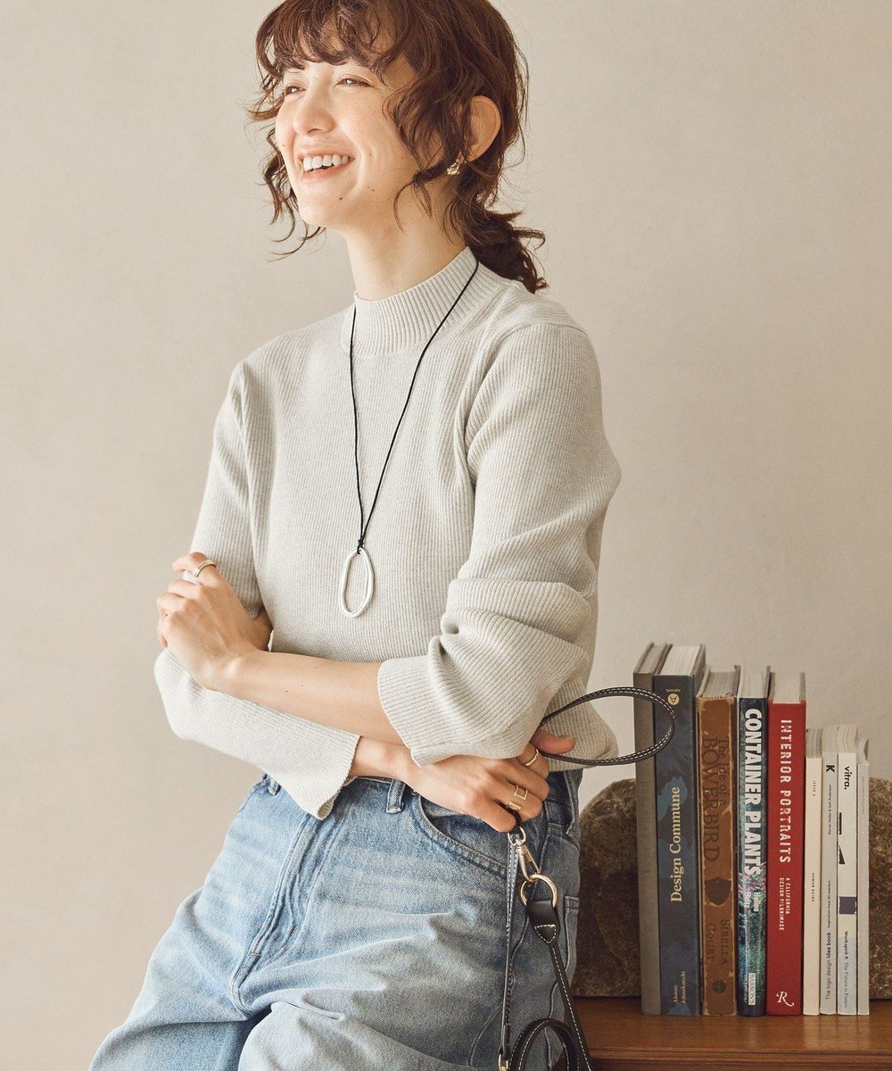 【アメリカンホリック/AMERICAN HOLIC】のラメ入りリブニットプルオーバー インテリア・キッズ・メンズ・レディースファッション・服の通販 founy(ファニー) 　ファッション　Fashion　レディースファッション　Ladies' Fashion Online　トップス・カットソー　Tops/Tshirt　ニット　Knit Tops　プルオーバー　Pullover　おすすめ　Recommend　コンパクト　Compact　スマート　Smart　セーター　Sweater　トレンド　Trend　フィット　Fit　夏　Summer　春　Spring　S/S・春夏　Ss・Spring/Summer　Beige Mixture|ID: prp329100004334116 ipo3291000000032567851