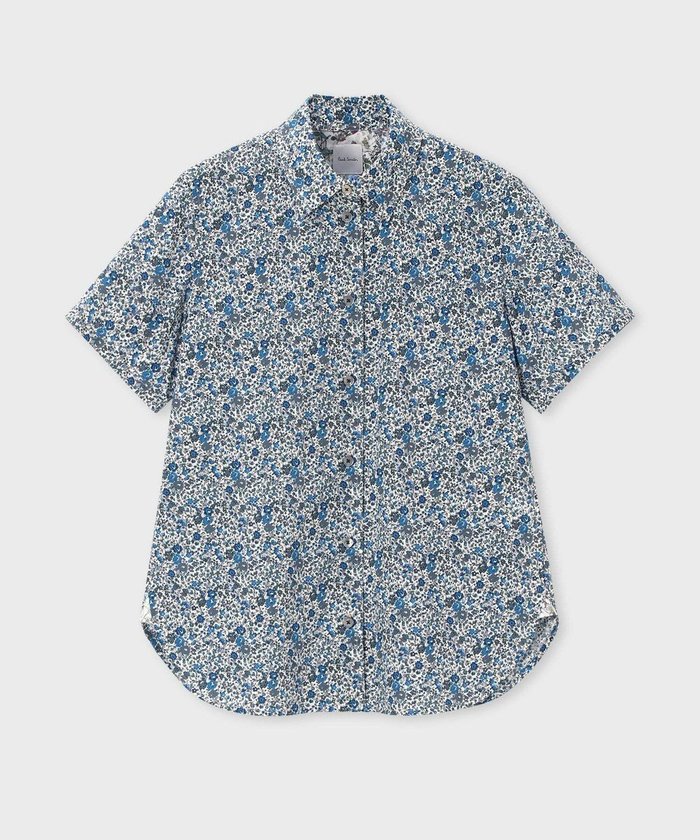 【ポール スミス/Paul Smith】のリバティプリント 半袖シャツ インテリア・キッズ・メンズ・レディースファッション・服の通販 founy(ファニー) https://founy.com/ ファッション Fashion レディースファッション Fashion for Women トップス・カットソー Cut & Sew Tops シャツ・ブラウス・オフィスカジュアル Elegant Blouses & Button-Ups おすすめ Recommended / Our Picks カラフル Colorful Design デニム Denim, Jeans Material プリント Print, Printed Pattern ベーシック Basic, Essential 半袖 Short Sleeve, Half Sleeve 夏 Summer 旅行 Travel S/S・春夏 SS, Spring/Summer, Warm Season A/W・秋冬 Autumn/Winter |ID: prp329100004334143 ipo3291000000035599681