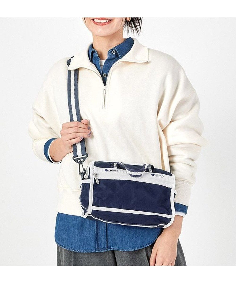 【レスポートサック/LeSportsac】のMINI DUFFEL CROSSBODY/スペクテイターディープブルー 人気、トレンドファッション・服の通販 founy(ファニー) 　ファッション　Fashion　レディースファッション　WOMEN　アウトドア　Outdoor　軽量　Lightweight　シンプル　Simple　スタイリッシュ　Stylish　スポーティ　Sporty　財布　Wallet　ハンドバッグ　Handbag　プリント　Print　ボストン　Boston　ボストンバッグ　Boston Bag　ポケット　Pocket　ポシェット　Pochette　無地　Plain Color　ラップ　Wrap　NEW・新作・新着・新入荷　New Arrivals　おすすめ　Recommend　旅行　Travel　ビジネス 仕事 通勤　Business　 other-1|ID: prp329100004335198 ipo3291000000030114335