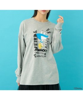 【アースミュージックアンドエコロジー/earth music&ecology】 ふしぎの国のアリス/ロゴデザインロンTEE人気、トレンドファッション・服の通販 founy(ファニー) ファッション Fashion レディースファッション WOMEN トップス・カットソー Tops/Tshirt シャツ/ブラウス Shirts/Blouses ロング / Tシャツ T-Shirts カットソー Cut and Sewn NEW・新作・新着・新入荷 New Arrivals A/W・秋冬 Aw・Autumn/Winter・Fw・Fall-Winter カットソー Cut And Sew キャラクター Character プリント Print ポケット Pocket ロング Long |ID:prp329100004335212