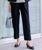 【ティアクラッセ/Tiaclasse】の【ストレッチジョーゼット】スリットテーパードパンツ ネイビー|ID: prp329100004335214 ipo3291000000035673775