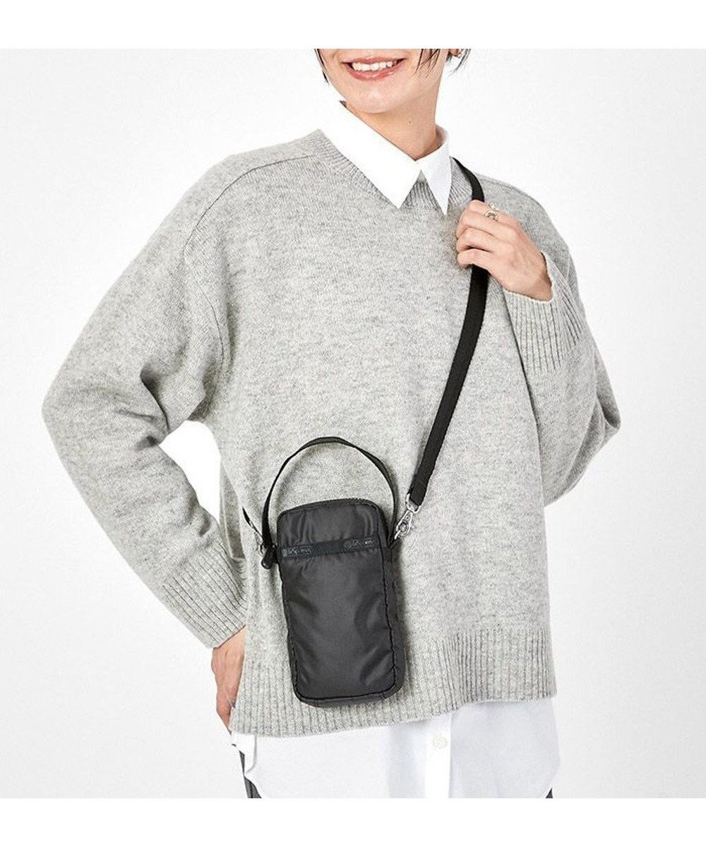 【レスポートサック/LeSportsac】のTH MINI CROSSBODY/タイムレスノワール 人気、トレンドファッション・服の通販 founy(ファニー) 　ファッション　Fashion　レディースファッション　WOMEN　アウトドア　Outdoor　コレクション　Collection　軽量　Lightweight　ショルダー　Shoulder　シンプル　Simple　トラベル　Travel　フォルム　Form　プリント　Print　ポケット　Pocket　ポシェット　Pochette　ポーチ　Pouch　無地　Plain Color　おすすめ　Recommend　旅行　Travel　 other-1|ID: prp329100004335244 ipo3291000000030114453