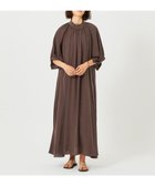 【ベイジ,/BEIGE,】の【WEB限定】JASPE / ギャザーワンピース Brown|ID: prp329100004335331 ipo3291000000030114971