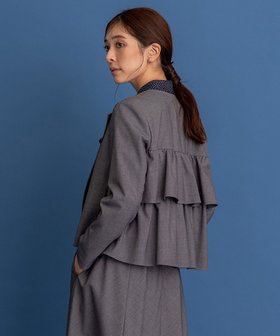 【組曲/KUMIKYOKU】 【KUMIKYOKU NAVY】ウーステッドライトトロ ジャケット人気、トレンドファッション・服の通販 founy(ファニー) ファッション Fashion レディースファッション WOMEN アウター Coat Outerwear ジャケット Jackets ノーカラージャケット No Collar Leather Jackets A/W・秋冬 Aw・Autumn/Winter・Fw・Fall-Winter クール Cool コンパクト Compact シンプル Simple ジャケット Jacket ストレッチ Stretch スーツ Suit フェミニン Feminine フロント Front メンズ Mens エレガント 上品 Elegant 再入荷 Restock/Back In Stock/Re Arrival |ID:prp329100004335342