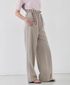 【ベイジ,/BEIGE,】の【洗える】RUE / ウエストゴムワイドストレートパンツ Taupe|ID: prp329100004336199 ipo3291000000030125947