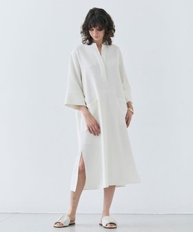 【ベイジ,/BEIGE,】の【洗える】RUE / クロスオーバーVネックワンピース 人気、トレンドファッション・服の通販 founy(ファニー) ファッション Fashion レディースファッション WOMEN ワンピース Dress NEW・新作・新着・新入荷 New Arrivals とろみ Thickness カットソー Cut And Sew スタンド Stand タートル Turtle リラックス Relax ロング Long ワイド Wide エレガント 上品 Elegant ビジネス 仕事 通勤 Business 夏 Summer 春 Spring S/S・春夏 Ss・Spring/Summer 洗える Washable A/W・秋冬 Aw・Autumn/Winter・Fw・Fall-Winter |ID:prp329100004336203