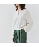 【ベイジ,/BEIGE,】の【洗える】RUE / スリットネックフォルムブラウス Meringue|ID: prp329100004336209 ipo3291000000031975273