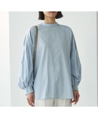 【アンフィーロ 自由区/UNFILO】の【洗える】ショルダータック ブラウス スカイブルーストライプ|ID: prp329100004336352 ipo3291000000031909417