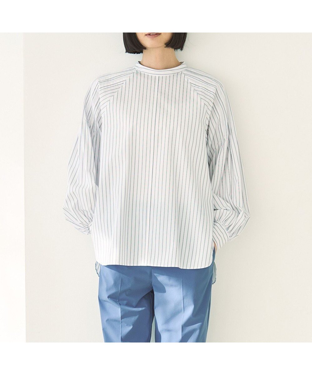 【アンフィーロ 自由区/UNFILO】の【洗える】ショルダータック ブラウス 人気、トレンドファッション・服の通販 founy(ファニー) 　ファッション　Fashion　レディースファッション　Fashion for Women　トップス・カットソー　Cut & Sew Tops　シャツ・ブラウス・オフィスカジュアル　Elegant Blouses & Button-Ups　おすすめ　Recommended / Our Picks　ショルダー　Shoulder, Shoulder Strap　ドレープ　Drape, Draping Fabric　夏　Summer　春　Spring　S/S・春夏　SS, Spring/Summer, Warm Season　洗える　Machine Washable　 other-1|ID: prp329100004336352 ipo3291000000032309542