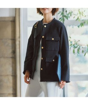 【アンフィーロ 自由区/UNFILO】のツイード ジャケット 人気、トレンドファッション・服の通販 founy(ファニー) ファッション Fashion レディースファッション WOMEN アウター Coat Outerwear ジャケット Jackets ノーカラージャケット No Collar Leather Jackets ジャケット Jacket セレモニー Ceremony ツイード Tweed デニム Denim トレンド Trend 夏 Summer S/S・春夏 Ss・Spring/Summer A/W・秋冬 Aw・Autumn/Winter・Fw・Fall-Winter |ID:prp329100004336357