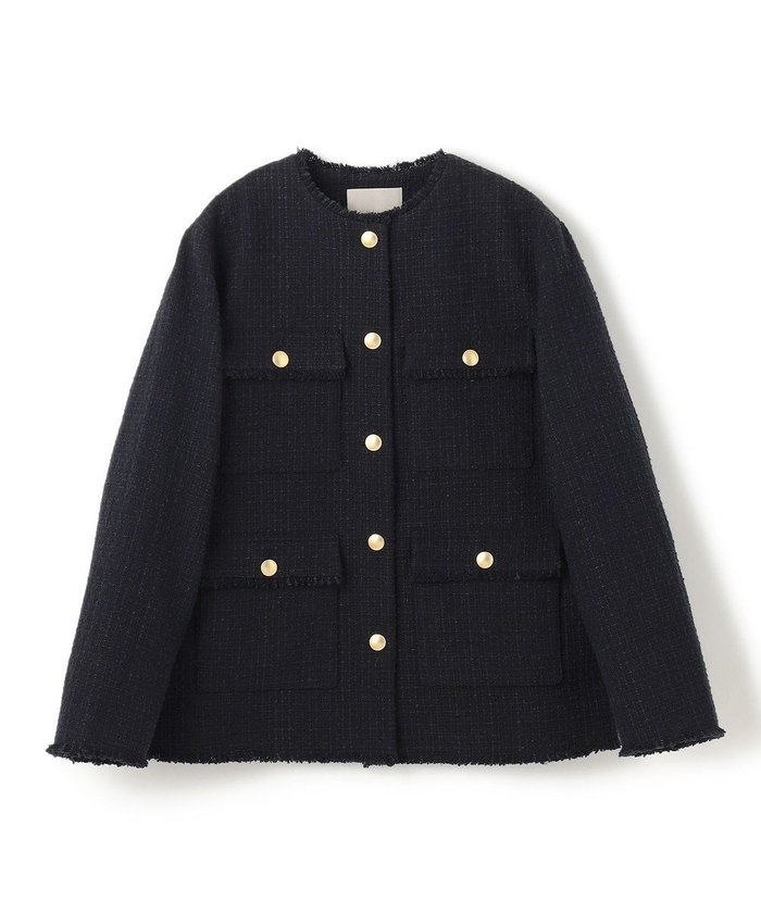 【アンフィーロ 自由区/UNFILO】のツイード ジャケット インテリア・キッズ・メンズ・レディースファッション・服の通販 founy(ファニー) https://founy.com/ ファッション Fashion レディースファッション WOMEN アウター Coat Outerwear ジャケット Jackets ノーカラージャケット No Collar Leather Jackets ジャケット Jacket セレモニー Ceremony ツイード Tweed デニム Denim トレンド Trend 夏 Summer S/S・春夏 Ss・Spring/Summer A/W・秋冬 Aw・Autumn/Winter・Fw・Fall-Winter |ID: prp329100004336357 ipo3291000000031969198