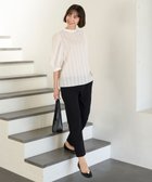 【アンフィーロ 自由区/UNFILO】の【WEB限定】BEAUTY MOVE センタープレス テーパードパンツ ブラック|ID: prp329100004336358 ipo3291000000032297285