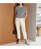 【アンフィーロ 自由区/UNFILO】の【WEB限定】BEAUTY MOVE センタープレス テーパードパンツ アイボリー|ID: prp329100004336358 ipo3291000000032356291