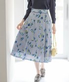 【組曲/KUMIKYOKU】のチューリッププリント フレアスカート ロイヤルブルー系5|ID: prp329100004336361 ipo3291000000032758690