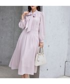 【トッカ/TOCCA】の【洗える】PROMISE RIBBON ROSETTE ドレス ピンク系|ID:prp329100004336370