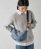 【ラシット/russet】の《Denim jacquard》ラウンドショルダーバッグ(CE-1496) Indigo|ID: prp329100004337548 ipo3291000000030138351