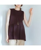 【23区/NIJYUSANKU】の【SLOW/洗える】コンパクトインレー ペプラムヘム カットソー 人気、トレンドファッション・服の通販 founy(ファニー) ファッション Fashion レディースファッション WOMEN トップス・カットソー Tops/Tshirt シャツ/ブラウス Shirts/Blouses ロング / Tシャツ T-Shirts カットソー Cut and Sewn 春 Spring 洗える Washable カットソー Cut And Sew ギャザー Gather コンパクト Compact スリーブ Sleeve タオル Towel フレンチ French ボトム Bottom S/S・春夏 Ss・Spring/Summer 再入荷 Restock/Back In Stock/Re Arrival 夏 Summer 2023春夏・S/S Ss,Spring/Summer,2023 2023年 2023 thumbnail ダークブラウン系|ID: prp329100004339425 ipo3291000000030257302