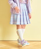 【エニファム/any FAM / KIDS】のプリーツ スカパン サックスブルー×チェック|ID: prp329100004340173 ipo3291000000031961428