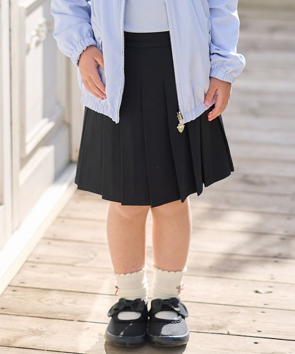 【エニファム/any FAM / KIDS】のプリーツ スカパン インテリア・キッズ・メンズ・レディースファッション・服の通販 founy(ファニー) 　ファッション　Fashion　キッズファッション　KIDS Children’s Clothing　インナー　Inner　春　Spring　ガーリー　Girly　チェック　Check　プリーツ　Pleats　プレート　Plate　ポケット　Pocket　無地　Plain Color　リボン　Ribbon　S/S・春夏　Ss・Spring/Summer　おすすめ　Recommend　夏　Summer　ブラック|ID: prp329100004340173 ipo3291000000032633193
