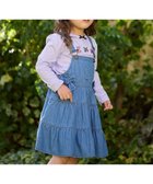 【エニファム/any FAM / KIDS】のティアード デニムジャンパースカート 人気、トレンドファッション・服の通販 founy(ファニー) ファッション Fashion キッズファッション KIDS ワンピース Dress/Kids インナー Inner 春 Spring ガーリー Girly ティアード Tiered ポケット Pocket リボン Ribbon ロング Long S/S・春夏 Ss・Spring/Summer NEW・新作・新着・新入荷 New Arrivals 夏 Summer thumbnail ブルー|ID: prp329100004340175 ipo3291000000030267208