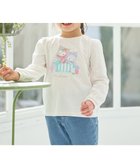 【エニファム/any FAM / KIDS】のガーリーアート 長袖Tシャツ オフホワイト(ネコ)|ID: prp329100004340176 ipo3291000000031961493