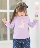 【エニファム/any FAM / KIDS】のガーリーアート 長袖Tシャツ ラベンダー(ウサギ)|ID: prp329100004340176 ipo3291000000032622606
