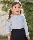 【エニファム/any FAM / KIDS】のチュールフリル 長袖Tシャツ サックスブルー|ID:prp329100004340177