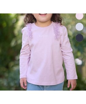 【エニファム/any FAM / KIDS】のチュールフリル 長袖Tシャツ 人気、トレンドファッション・服の通販 founy(ファニー) ファッション Fashion キッズファッション KIDS トップス・カットソー Tops/Tees/Kids 春 Spring カットソー Cut And Sew ショルダー Shoulder 定番 Standard 長袖 Long Sleeve ポケット Pocket ラベンダー Lavender S/S・春夏 Ss・Spring/Summer 再入荷 Restock/Back In Stock/Re Arrival 夏 Summer |ID:prp329100004340177